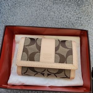 Coach mini wallet